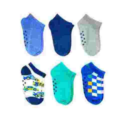 Wonder Nation Baby and Toddler Boy Ankle Socks, 6-Pack, Sizes 0M-18M
