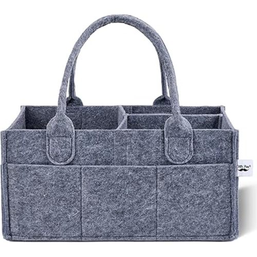 Mr. Pen- Baby Diaper Caddy Organizer, Charcoal Gray, Diaper Organizer, Car Diaper Caddy, Baby Caddy Organizer, Portable Diaper Caddy, Diaper Organizer for Changing Table, Baby Organizer for Nursery