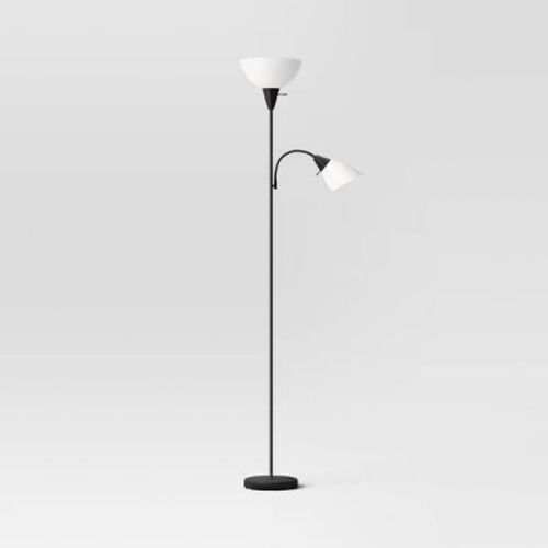 Torchiere with Task Light Floor Lamp - Room Essentials™