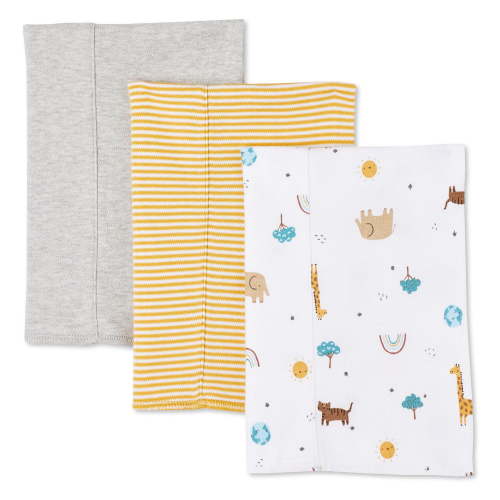 George Infants' Gender Inclusive Burp Cloth 3-Pack - Walmart.ca