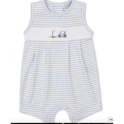 Fairway Foursome Sleeveless Stripe Playsuit