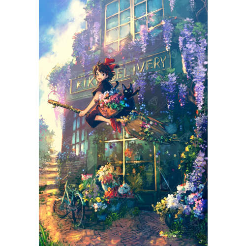 Flower Delivery — 27.6" x 40.2" (70cm x 102cm) / Square with 81 Colors including 7 ABs and 4 Fairy Dust Diamonds / 114,929