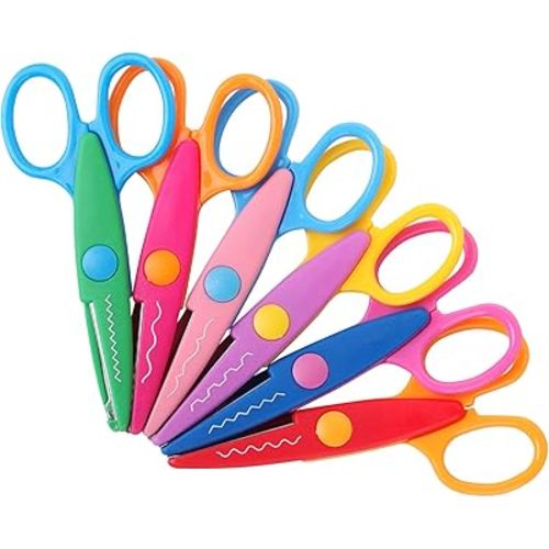 Mr. Pen Craft Scissors - Decorative Edge, 6 Pack, Zig Zag, Scrapbooking, Fancy, Pattern, Design
