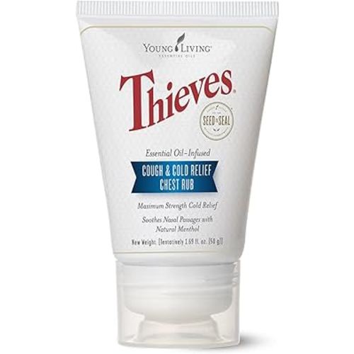 Young Living Thieves Chest Rub, 1.69 fl. oz | Soothes Nasal Passages with Natural Menthol | for Adults & Children Ages 2+ | Ideal for Chest & Throat | Essential Oil-Infused