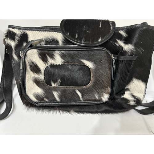 Cowhide Stroller Caddy