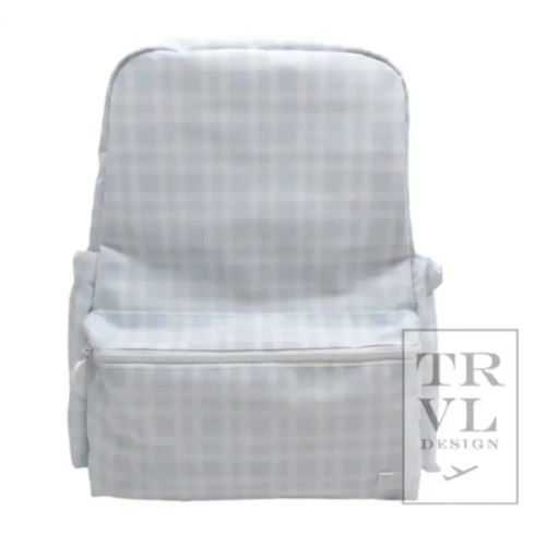 TRVL BACKPACKER - Pimlico Plaid Blue