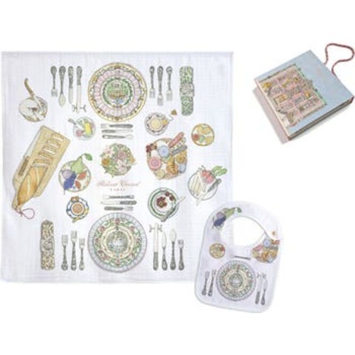 Bon Appétit Bib & Swaddle Set
