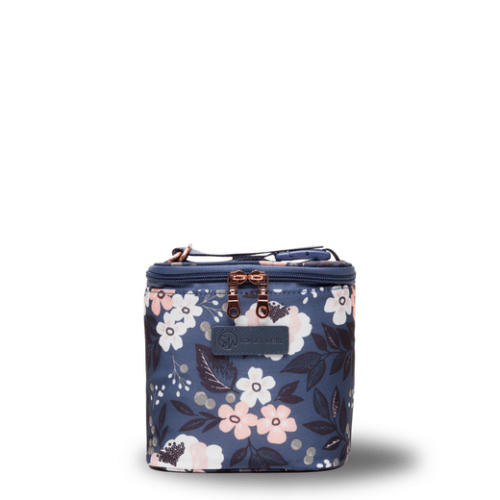 Cold Gold Breastmilk Cooler Bag Ice Pack Included Le Floral Insulated Breastmilk Storage – Sarah Wells Bags
