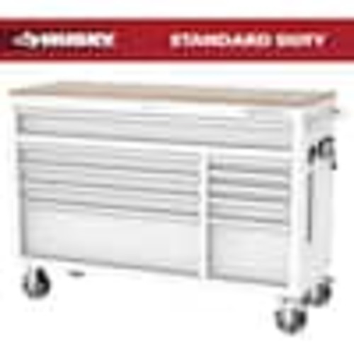 Husky Modular Tool Storage 52 in. W White Mobile Workbench Cabinet H52MWC10MODWHT