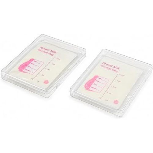 Breast Milk Storage, Space Saving Breast Milk Freeze Flat, Freeze Flat Breastmilk Storage, Breast Milk Freezer Storage Organizer, Breastmilk Freezer Organizer (7.48 x 5.11 x 0.67 in, 2, Pack)