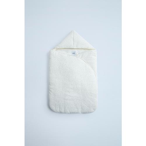 STAR PRINT TEXTURED BABY SLEEPING BAG