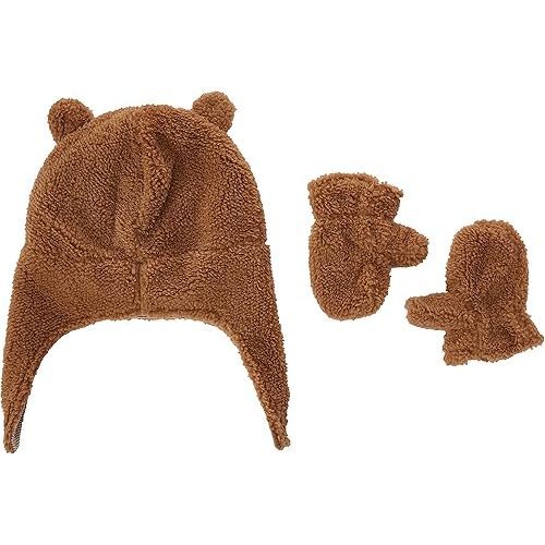 Simple Joys by Carter's Unisex Toddlers and Babies' Hat and Mitten Set