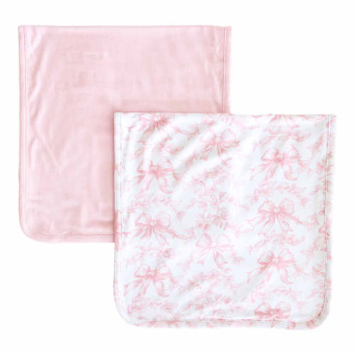Fancy Frills 2pc Burp Cloth Set