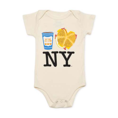 NYC Food Cotton One Piece for Babies – MoMA Design Store