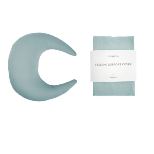 Feeding Pillow + Organic Cover Set | Slate