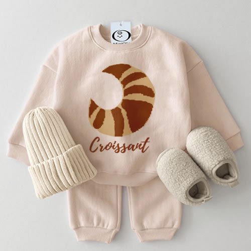 CROISSANT Baby 2-Piece Beige Set