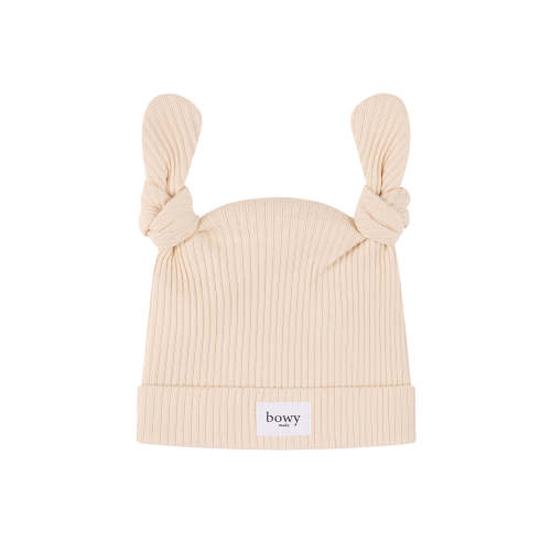 Double Knot Beanie - Cream