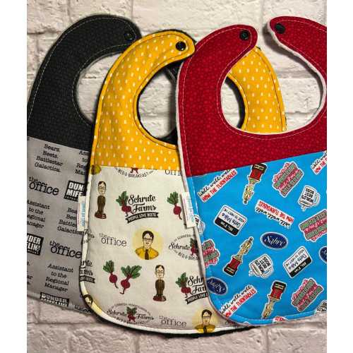 The Office Bibs set of 3 (fits up to 24 months)
