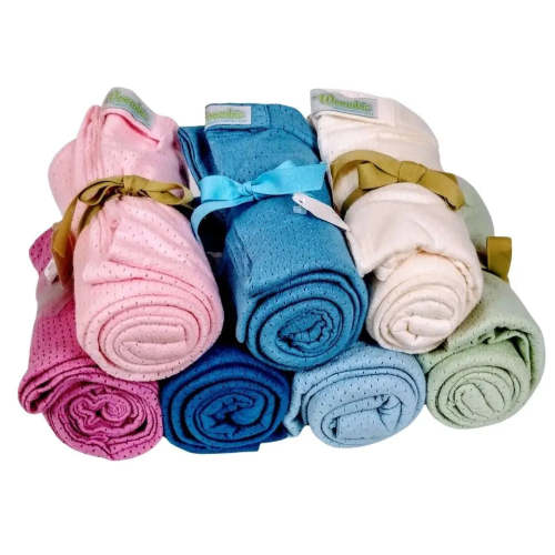 Woombie Old Fashioned Air-Wrap Organic Blanket – Pump Station & Nurtury