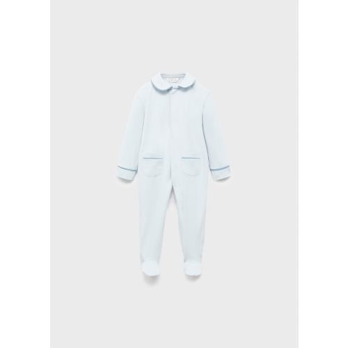 Baby-neck pajamas with pockets - Size 1-3