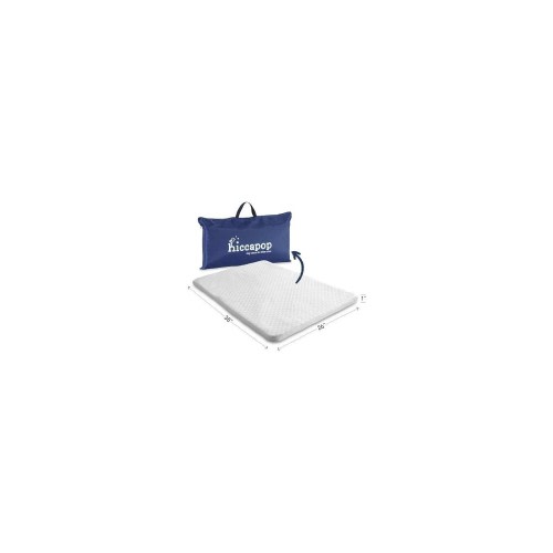 Hiccapop Playpad For Pack-n-Play Washable 1" Thick Mattress Topper & Carry Bag