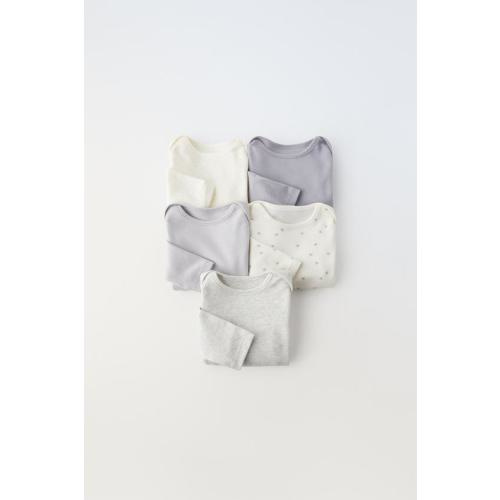 FIVE-PACK OF TWIG BODYSUITS