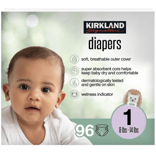 Kirkland- Costco- Baby Diapers size 1