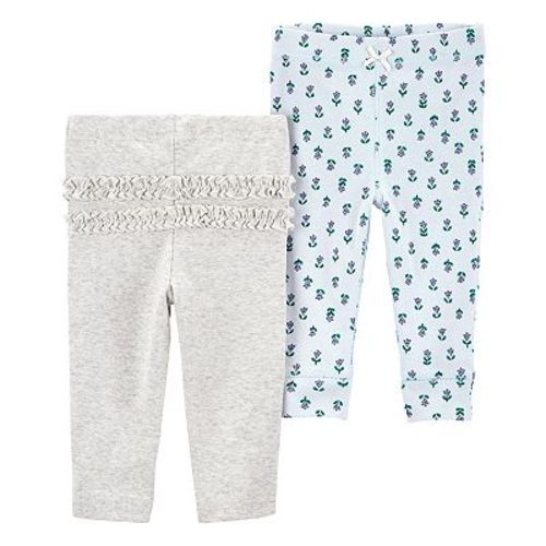 Baby Girl Carter's 2-Pack Floral Pull-On Pants