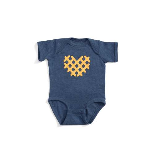 Waffle Fry Heart Infant Bodysuit
