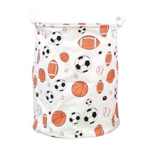Kids Laundry Basket,Basketball Laundry Hamper Collapsible Baby Storage Baskets for Boys Room Decor,Nursery Hamper,Bedroom,Toy Organizer