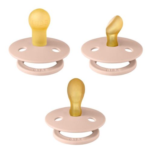 Bibs Try-It Pacifier Blush 3 Pack | Dummies | Baby Bunting AU