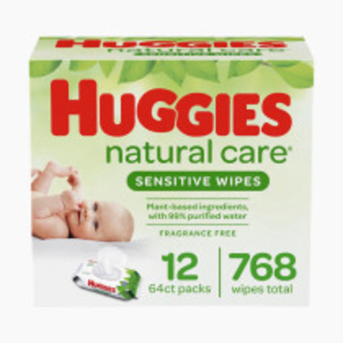 Huggies Natural Care Sensitive Wipes - 768 Count