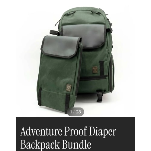 Adventure Diaper Bag: Explore with Baby + dad diaper bag
