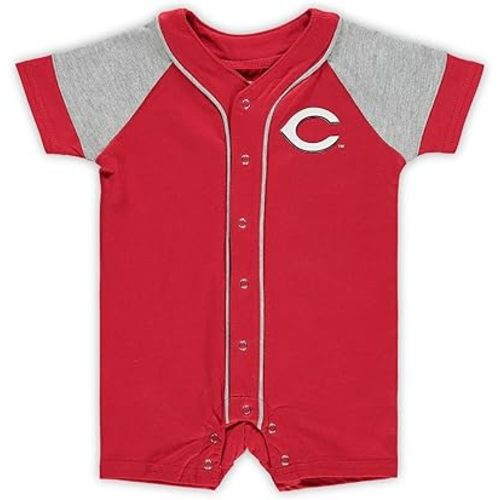 Outerstuff MLB Unisex-Baby Newborn & Infants 0-24 Months Little Slugger Creeper Bodysuit Romper