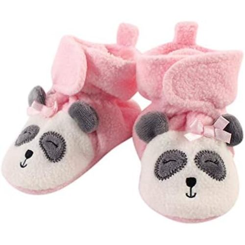 Hudson Baby Unisex-Child Cozy Fleece Booties Winter Accessory Set