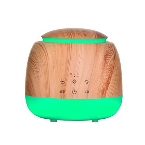 White Noise Machine and Aromatherapy Essential Oil Diffuser,with 7-Color Lights,10 Soothing Sounds, 2 Night Light,3 Timer and Waterless Auto Shut Off Sleep Sound Machine