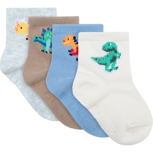 Underworks Baby Crew Socks 4 Pack - Multi