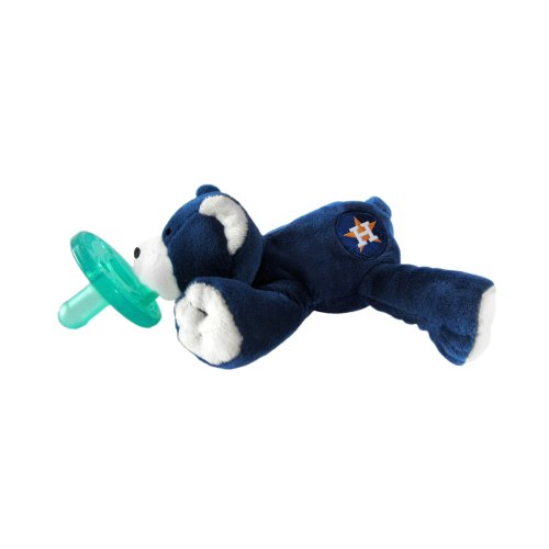 WubbaNub Houston Astros Bear Plush and Pacifier