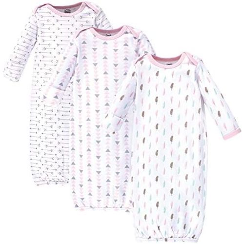 Luvable Friends Baby Girls' Cotton Gowns