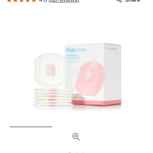 Frida Mom All-Day Dry Nursing Pads, 60 CT