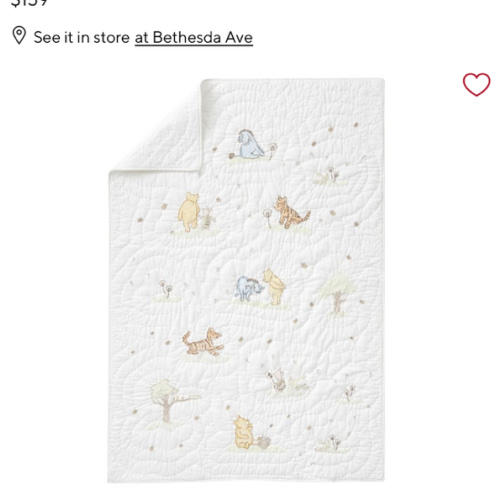 Disney's Winnie the Pooh Baby Quilt