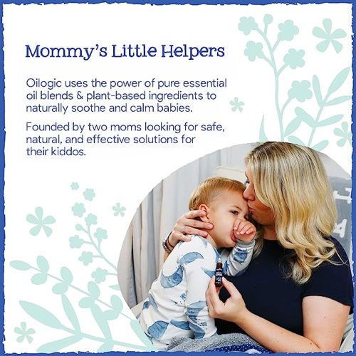 Oilogic Baby Bath Essentials - Stuffy Nose & Cough Bundle - Vapor Bath Relief and Roll-On Essential Oil Blend for Babies & Toddlers