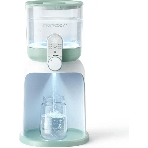 Momcozy Dual Lights Water Warmer for Night Feedings, Instant Bottle Warmer for Making Formula, 57 Oz Larger Capicity, Formula Dispenser with 6 Temp Options, Breastfeeding Essentials