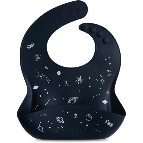 Loulou Lollipop Silicone Printed Bib 2.0 - Planets