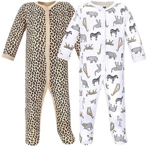 0-3m Hudson Baby Baby Cotton Sleep and Play