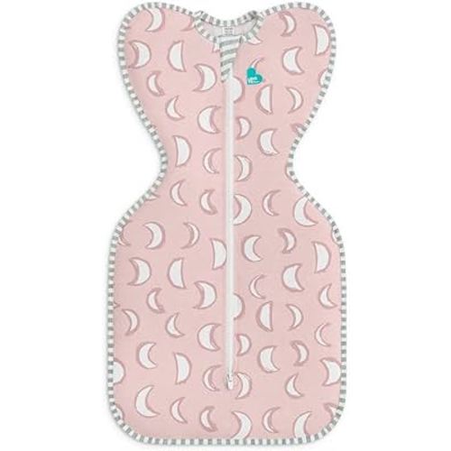 Love to Dream Swaddle UP, Sleep Sack 0-3 months, Self-Soothing, Improves Sleep, Snug Fit Helps Calm Startle Reflex, Baby Essentials must haves Newborn, 1.0 TOG, 8-13 lbs, Eclipse Pink