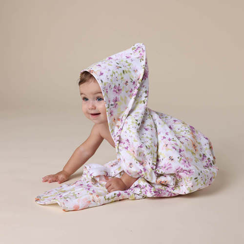 Isla Organic Hooded Baby Towel | Snuggle Hunny