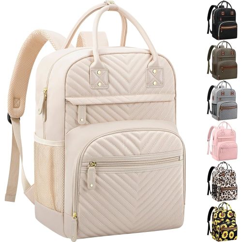 Tenot Diaper Bag Backpack Tote for Women Large Capacity, Baby Bag with Insulated Pockets Multifunctional Diaper Bags For Baby Girl Boy Waterproof Baby Bags For Boys Girls Maternity Bag Beige