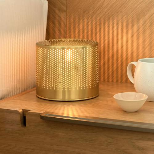 Perforate Table Lamp - Brass