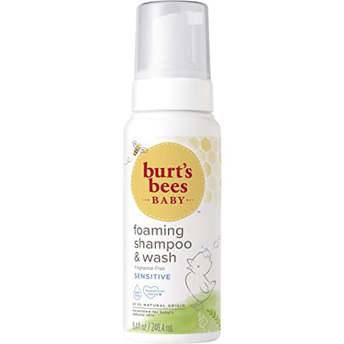 Burt's Bees-Baby Foaming Shampoo & Wash, Sensitive, 8.4 Fl Oz